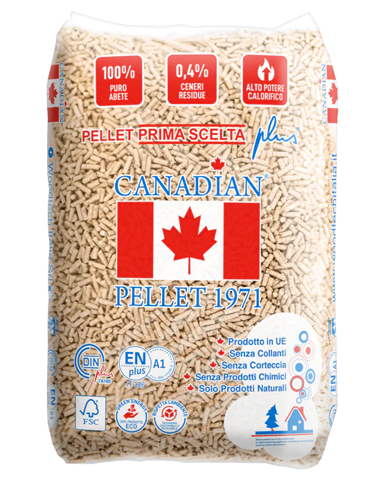 Canadian Pellet Bancale 72 sacchi x 15 kg abete