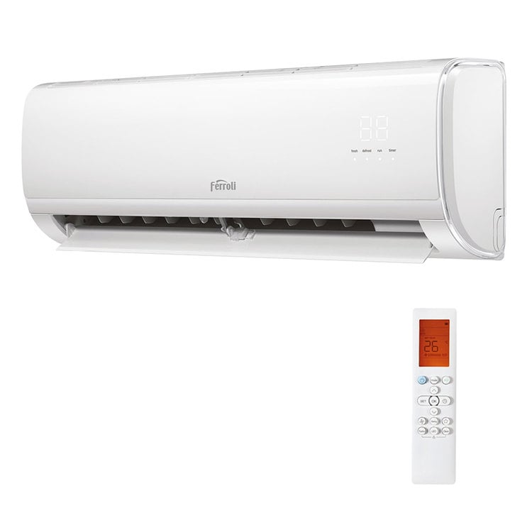 Condizionatore Ferroli Giada dual split 9000+9000 BTU inverter A wifi unità esterna 5.3 kW - immagine 2