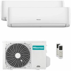 Condizionatore Hisense Hi-Comfort dual split 9000+12000 BTU inverter A++ wifi unità esterna 5.5 kW