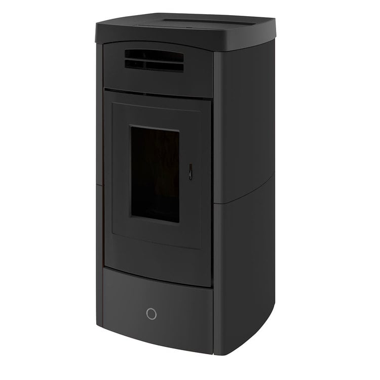 Stufa a pellet EK63 DAILY130++ - gruppo Edilkamin - 12,5 kW ad aria canalizzata Tortora - immagine 3