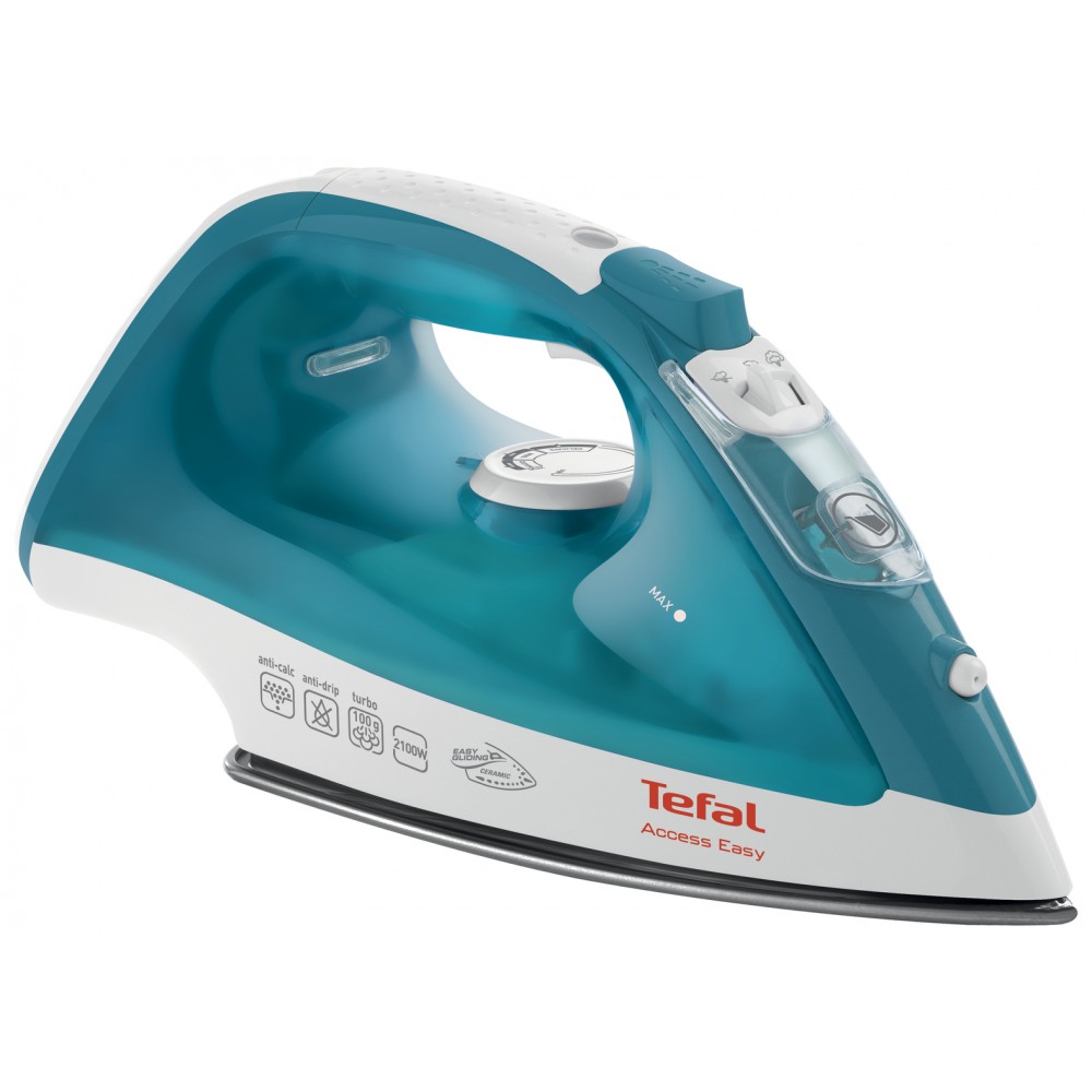 Tefal ACCESS FV1542 Ferro da Stiro a Vapore Potenza 2000 Watt Piastra in Ceramica Vapore Verticale - immagine 4