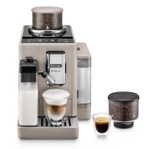 De’Longhi Rivelia Sand Beige EXAM440.55.BG Macchina da caffè automatica per caffè in chicchi Beige RICONIZIONATO