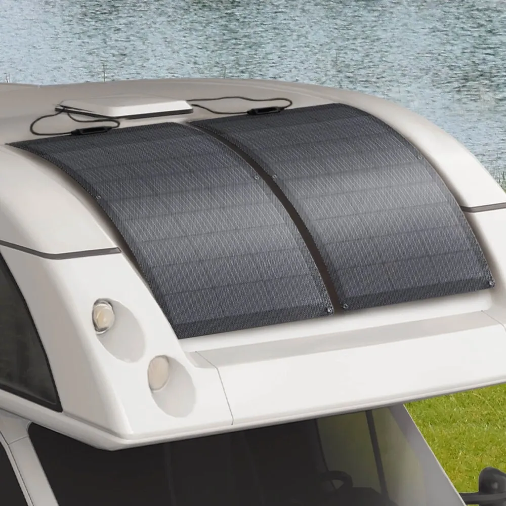 Ecoflow ZMS330 Pannello solare flessibile - 100 W - efficienza nominale 23% - 258° di flessibilità - nero - immagine 3
