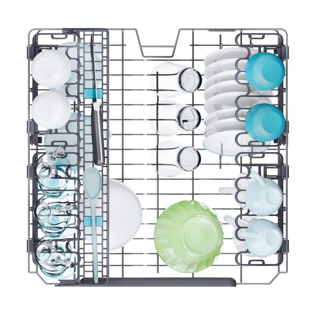 Lavastoviglie RICONDIZIONATA Libera Installazione RapidÓ 60 cm 14 coperti Classe E Connettività Controllo remoto avanzato e contenuti extra Bianca Candy CF 4E7L0W 32002368 - immagine 3