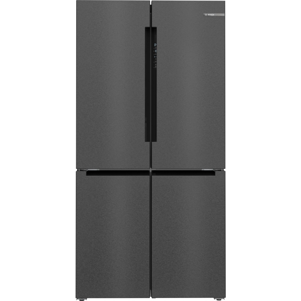 Bosch Serie 4 KFN96AXEA Frigorifero Side by Side 4 Porte Total No Frost Classe E Altezza 183 cm Acciaio nero spazzolato anti-impronta RICONDIZIONATO
