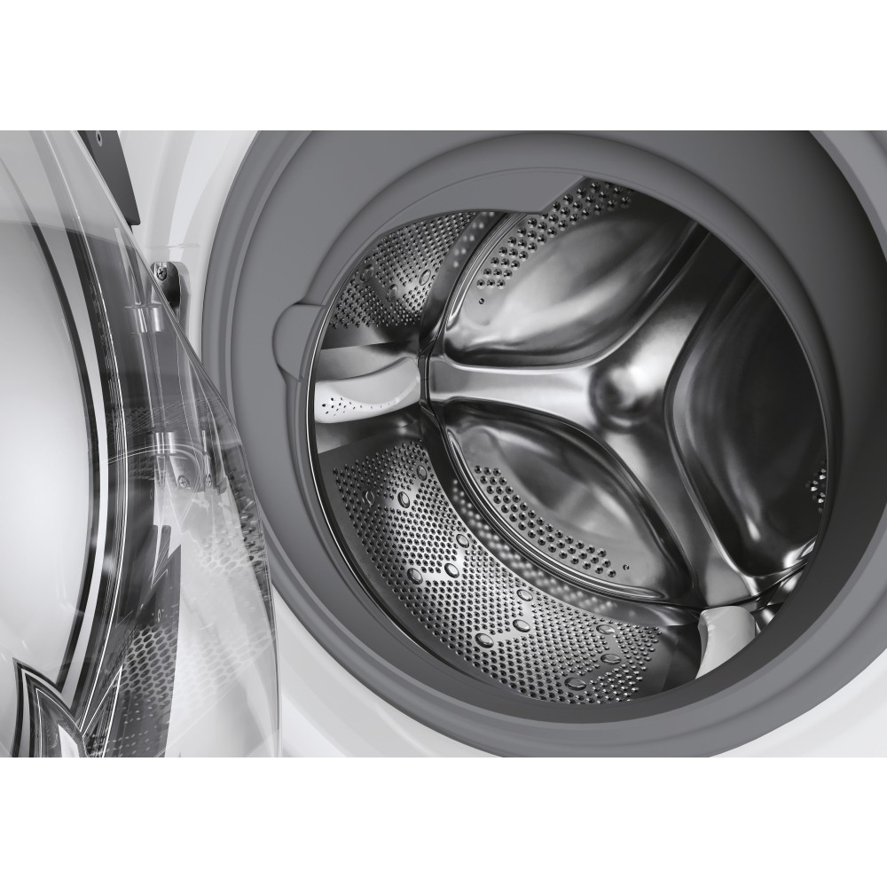RICONDIZIONATA Hoover H-WASH&DRY 550 H5DPB 485BC9/1-S Lavasciuga Libera Installazione 8 Kg Lavaggio - 5 Kg Asciugatura Classe D 1400 Giri/min. Inverter Funzione Vapore Bianca - immagine 4