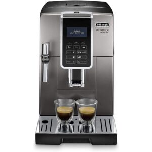 Macchina Caffè Automatica Espresso con Macinacaffè ed Erogatore di Vapore Caffè in Grani colore Titanio De Longhi Dinamica ECAM 359.37.TB RICONDIZIONATO