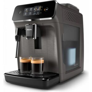 Macchina Caffè Automatica Espresso con Macinacaffè ed Erogatore di Vapore Caffè in Grani colore Nero Philips 2200 Series EP2224/10. RICONDIZIONATO