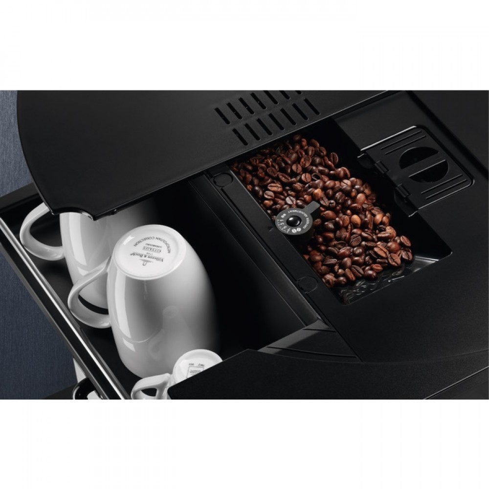 Macchina da caffè automatica da Incasso Altezza 45 cm Estetica Vetro Nero con Finiture Inox Antimpronta Electrolux KBC85X RICONDIZIONATA - immagine 3