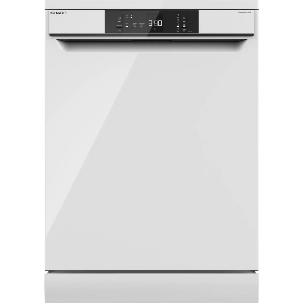 Lavastoviglie RICONDIZIONATA Libera installazione 60 cm 13 coperti Classe E colore Bianco SHARP QW-NA1BF47EW-IT