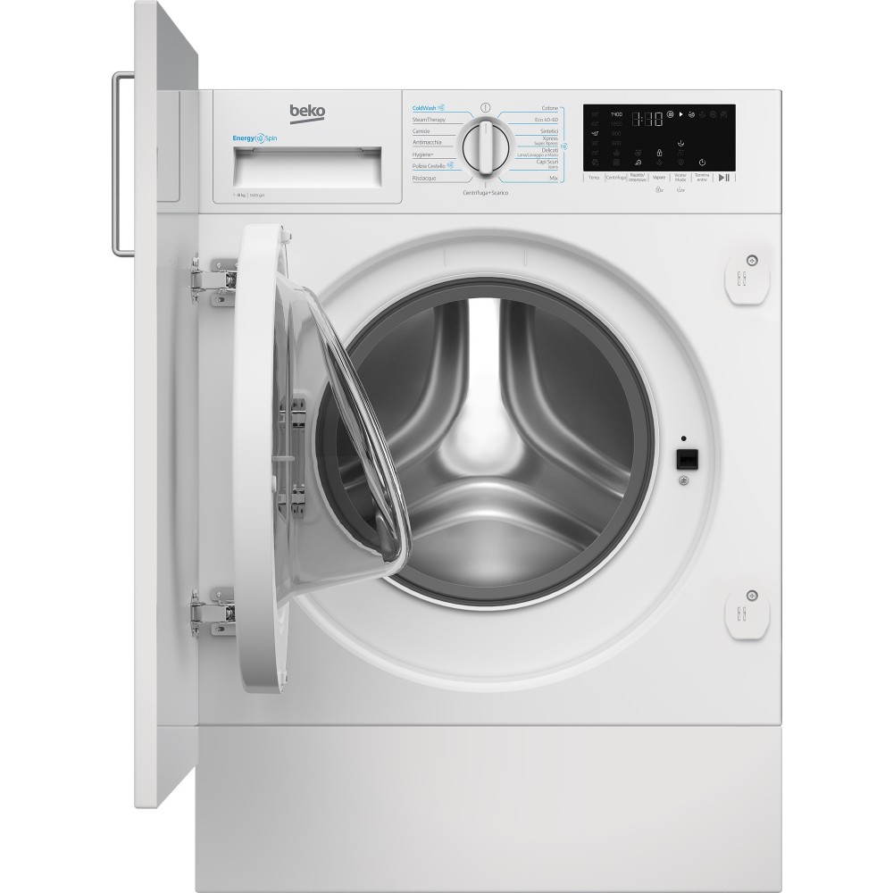 Beko WIT8A4BW Lavatrice da incasso Scomparsa totale 60 cm 8 Kg classe A 1400 giri/min. RICONDIZIONATO - immagine 3